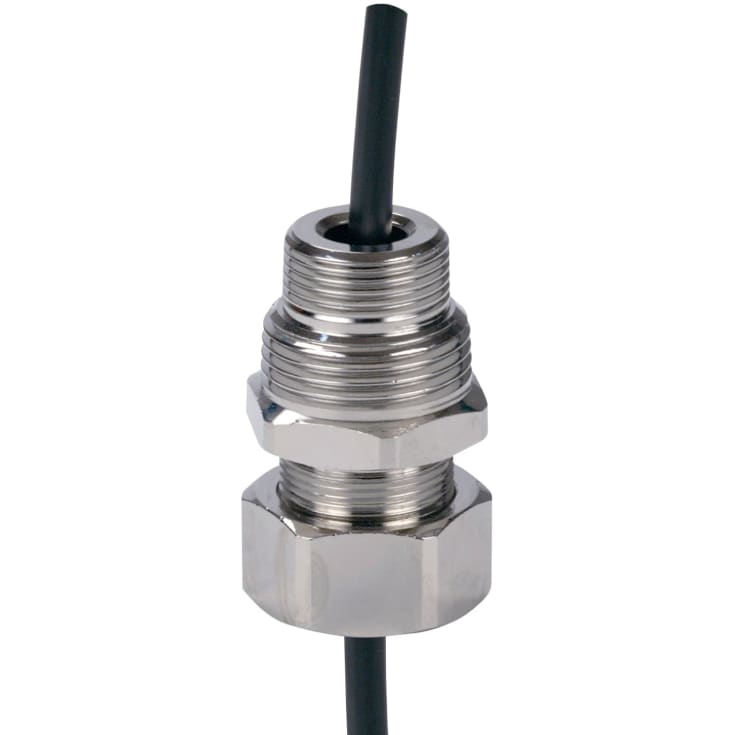 DEVI aakkboks for varmekabel, 3/4" - 1", forkrommet messing