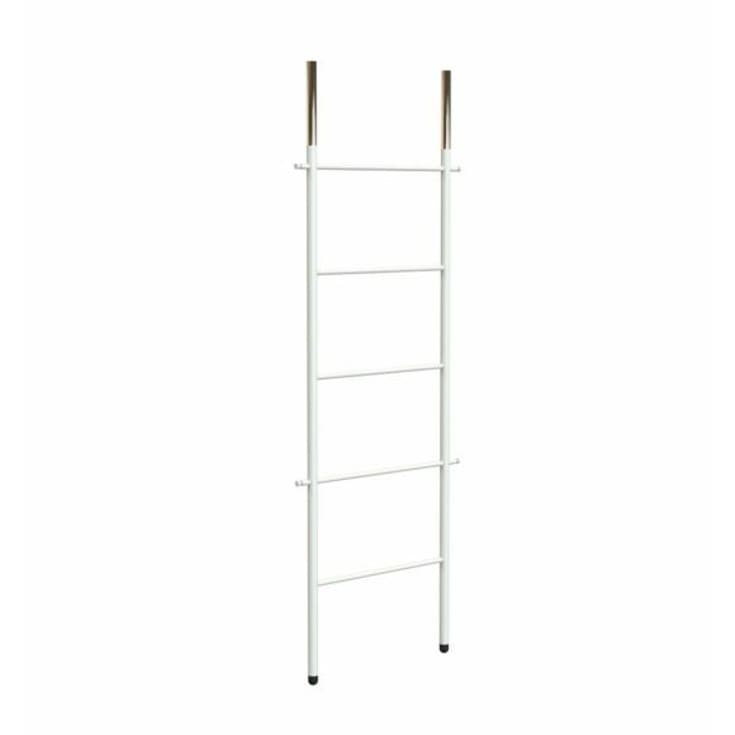 Frost Bukto Ladder håndklestativ, 58x151,5 cm, hvit/gull