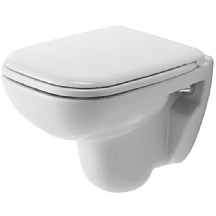 Duravit D-Code væghængt toilet, hvid