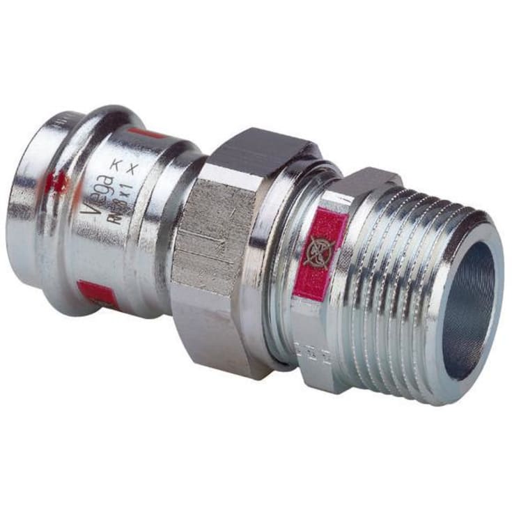 Viega Prestabo forzinket forskruning t/varmeanlæg 15 mm x 1/2"