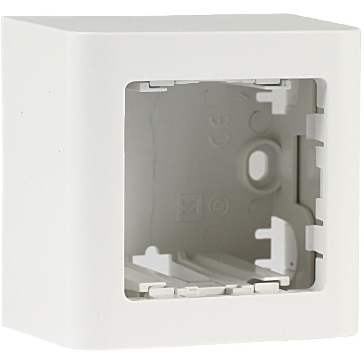 LK Fuga Softline underlag, 49 mm dyb, 1 modul, hvid