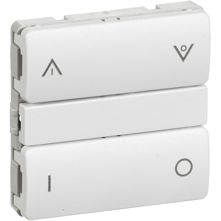 LK IHC Wireless Fuga Batteritryk, 4 slutte, 1 modul, Hvid