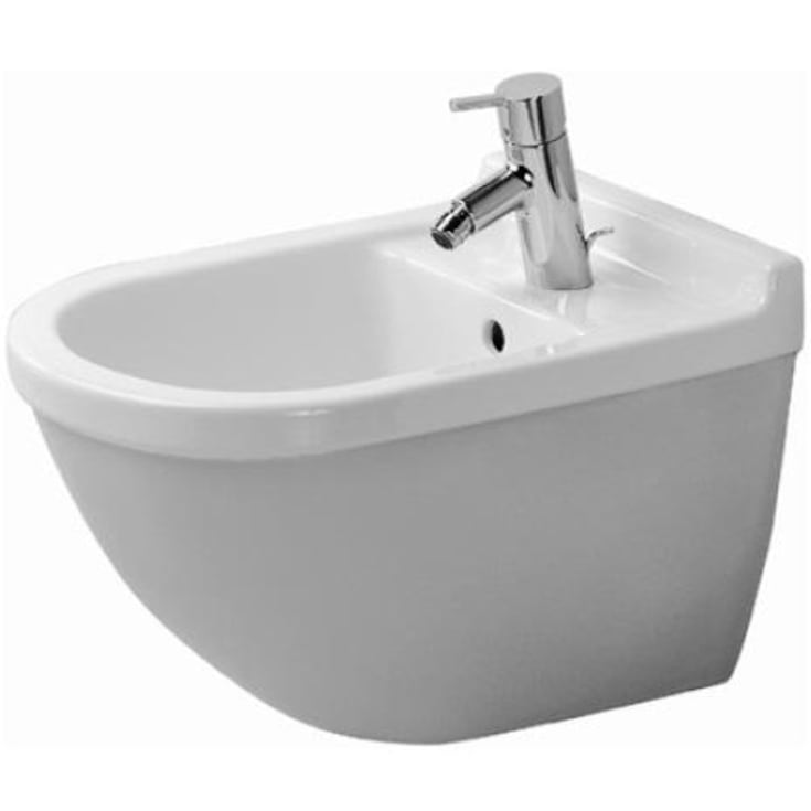 Duravit Starck 3 bidet, vegghengt, rengjøringsvennlig, hvit