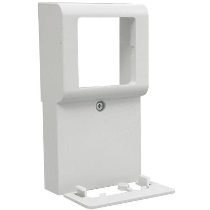 10 stk LK FUGA Softline dæksel for panelunderlag, 1 modul, hvid