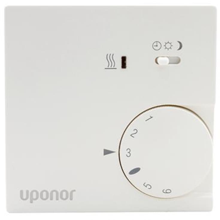 Uponor rumtermostat, til erstatning for Wirsbo Cosy ledningsført