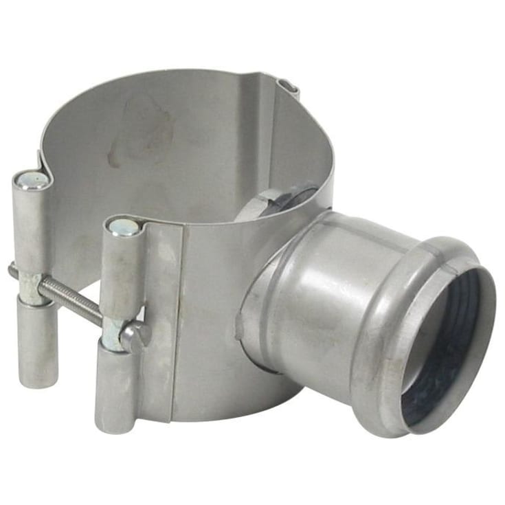 Blücher EuroPipe anboringsklave, Ø75x50 mm, rustfritt stål