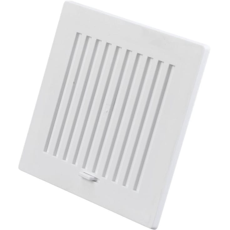 Duka skydeventil, 150x150 mm, hvid