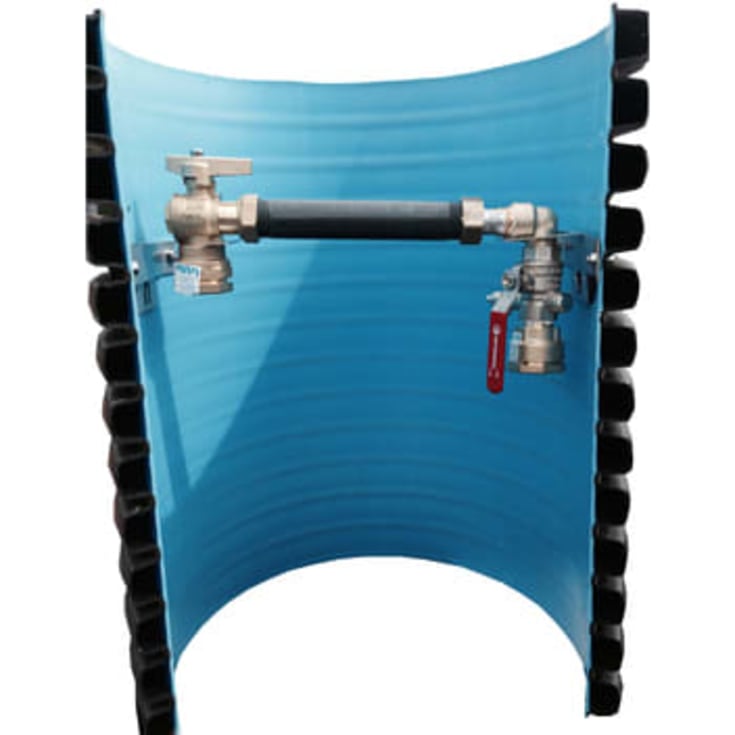 Komplet målerbrønd Ø400 mm - m/40 mm ventilsæt og kontraventil