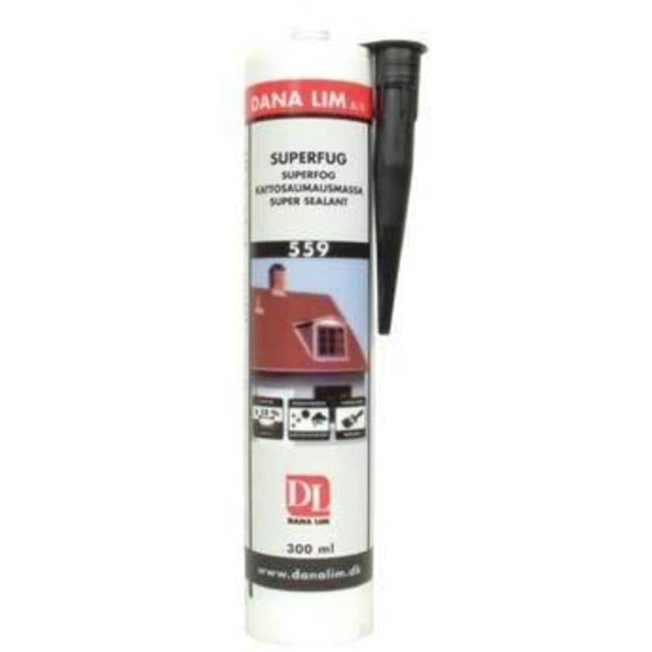 Tagfugemasse 559, sort 300 ml