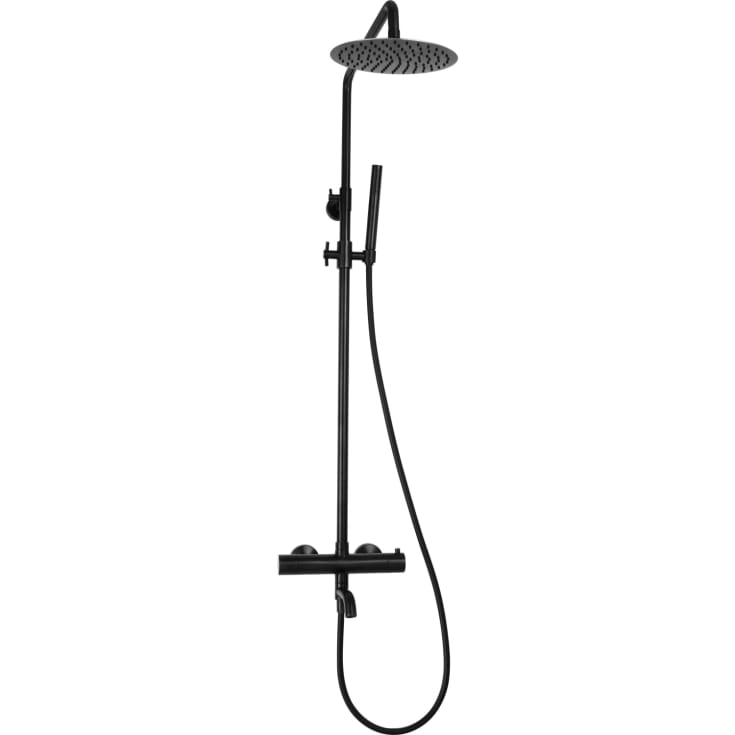 Primy Pleasure Shadow 3 badkarsblandare med duschset, svart