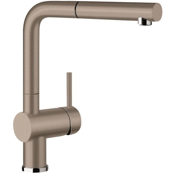 Blanco Linus-S kjøkkenarmatur, uttrekkbar tut, beige