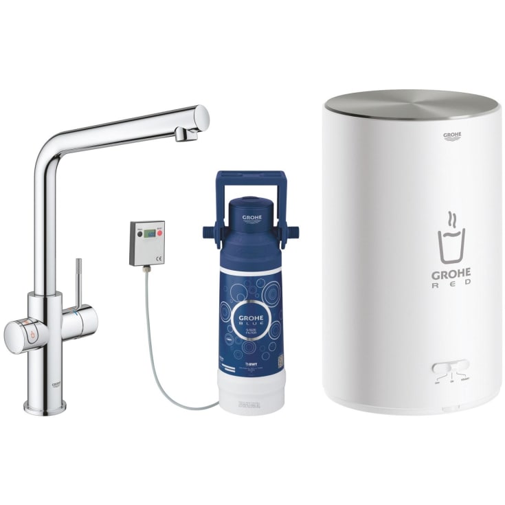 Grohe Red Duo køkkenarmatur m/ L-tud M-size kedel (3ltr)