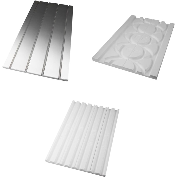 Roth QuickTemp Compact golvvärmeplåt pakke, 5,2 m², 10,5 mm pex-rör