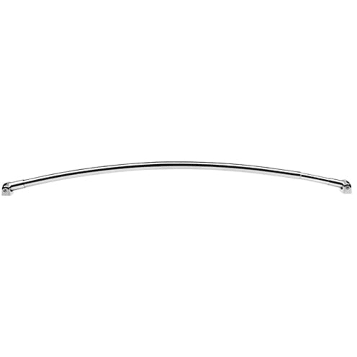 Hefe badeforhængsstang, max 185 cm, krom