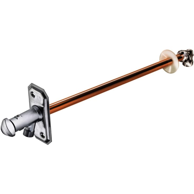 Gustavsberg udendørshane, maks 40 cm væg, rustfrit stål