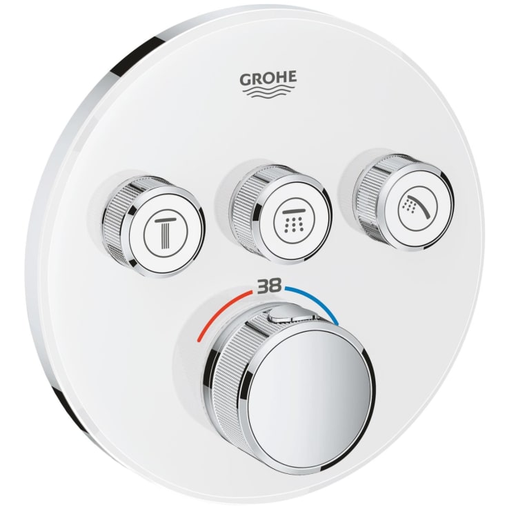 Grohe Grohtherm SmartControl brusearmatur, hvid