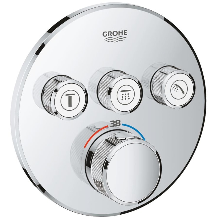 Grohe Grohtherm SmartControl dusjbatteri, krom