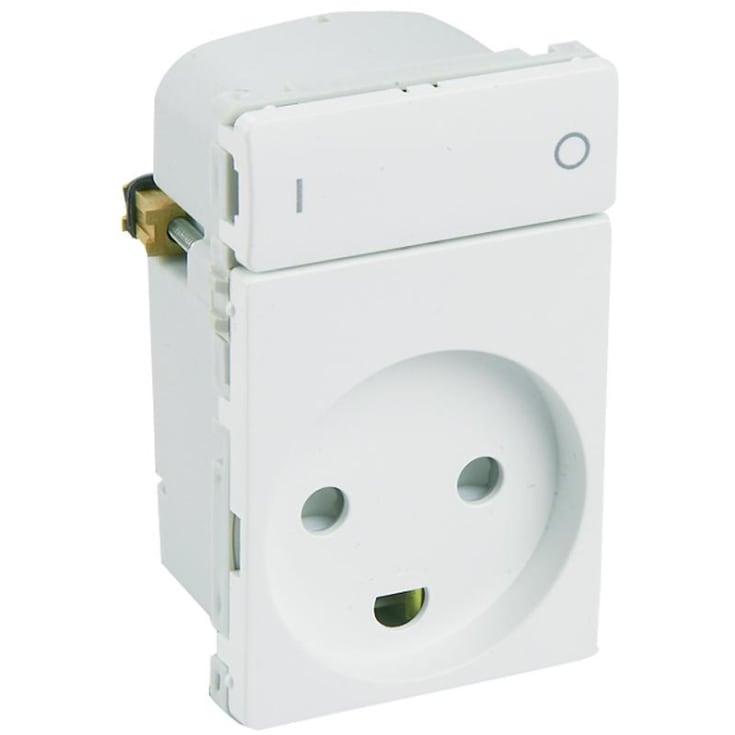 LK IHC wireless stikkontakt 1,5 modul, hvid