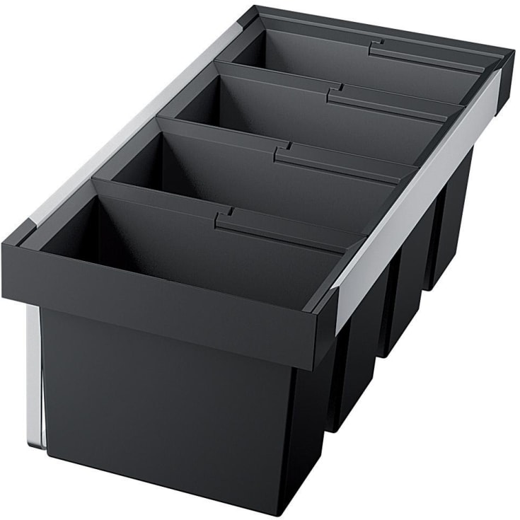 Blanco Flexon II 90/4 kildesorteringssystem, 73 liter, sort