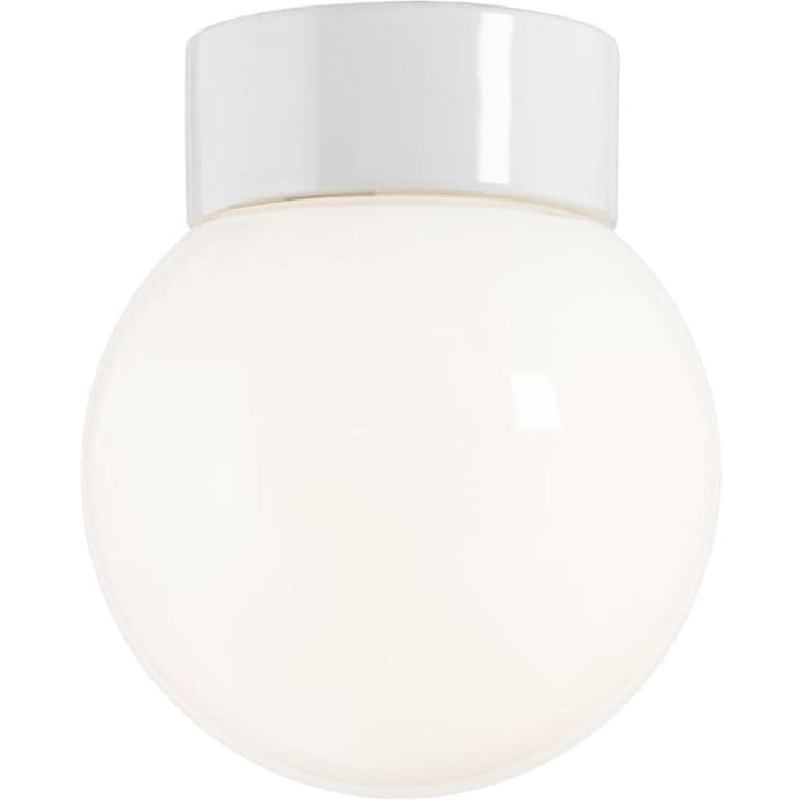 Ifö Electric Classic Globe loftlampe, Ø15 cm, hvid/opal