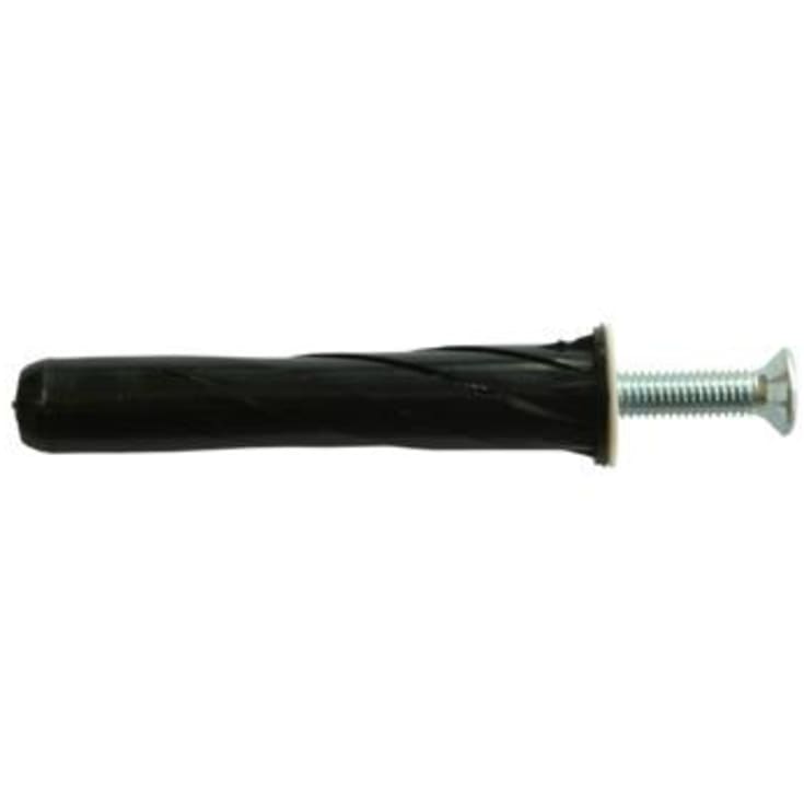 Fischer Sort Gips-rosett dybler, til 2 lag gips, med undersænket hoved, Ø5x75 mm, 25 stk