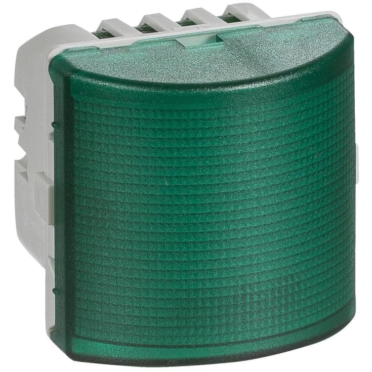 LK Fuga signallampe LED 24 V, konstant/blink, 1 modul, grøn