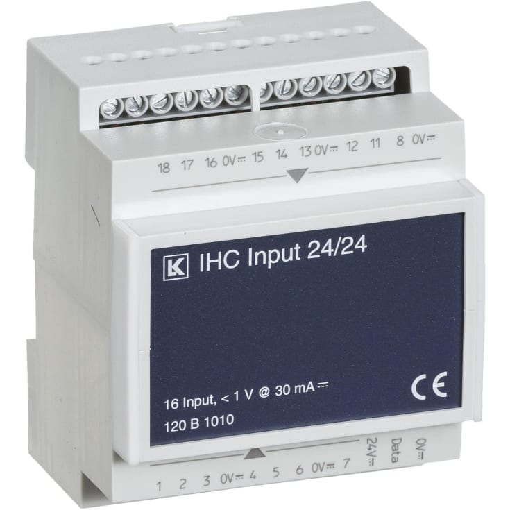 LK IHC Control input 24 V DC / 24 mA med 16 indgange