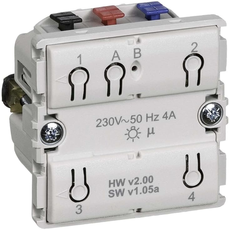 LK IHC Wireless Fuga Kombi relæ, LED, 1 modul, Uden afdækning