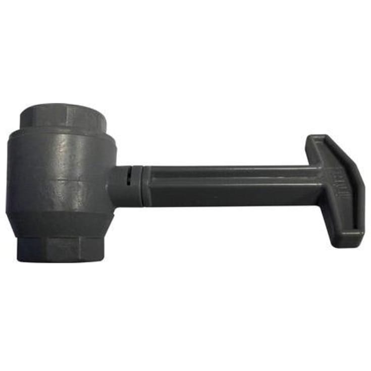 Intra Juvel kulventil, 1 1/4", sort