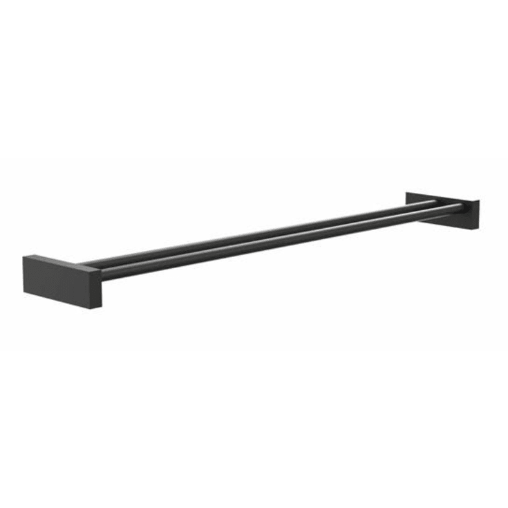 Frost Quadra håndklædestang, 60 cm, sort