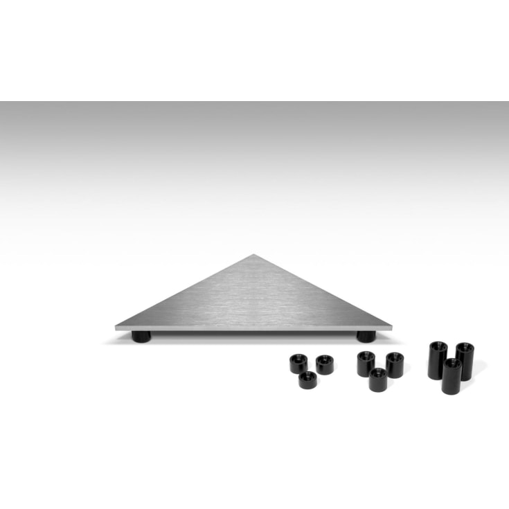 Unidrain HighLine rist, uden ramme, 200 mm, rustfrit stål
