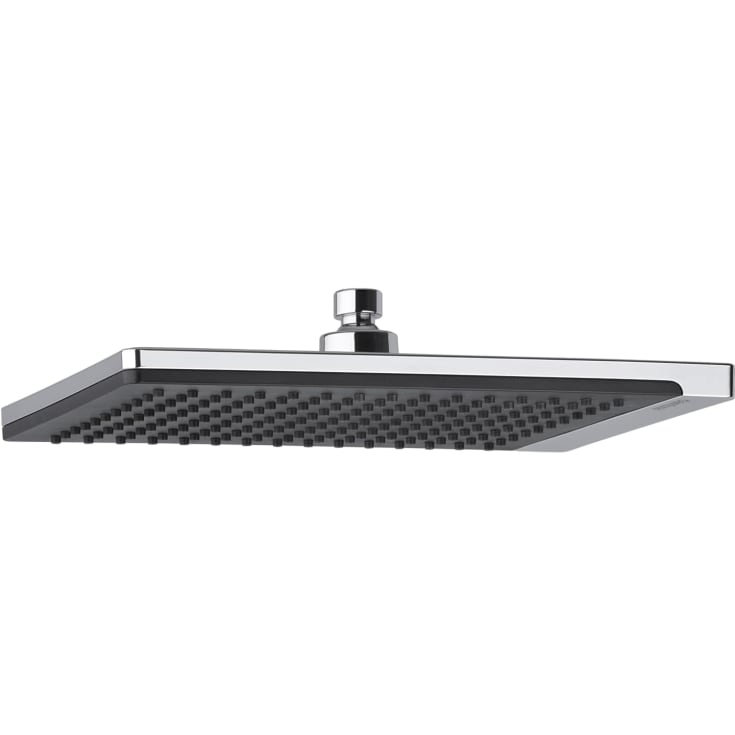 Damixa Slate takdusj, 29x21 cm, krom/sort