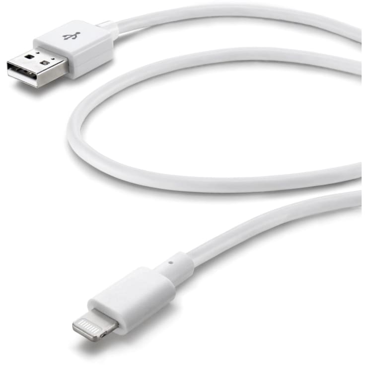 Cellularline Lightning Ladekabel med USB til iPhone 5/6/7 - 3 meter