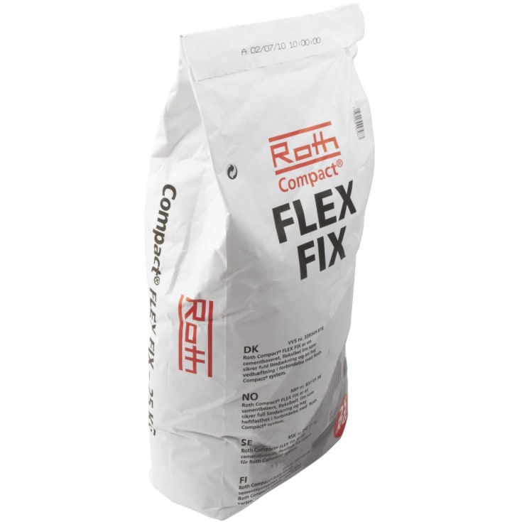 Roth Compact FLEX FIX lim 25kg til belægninger og systemplader.