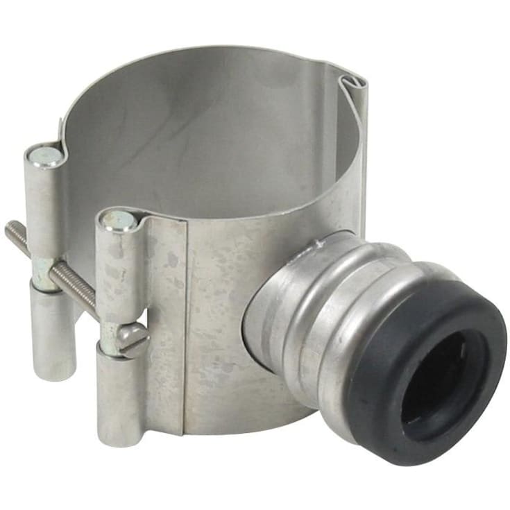 Blücher EuroPipe anboringsklave, Ø75x40 mm, rustfritt stål