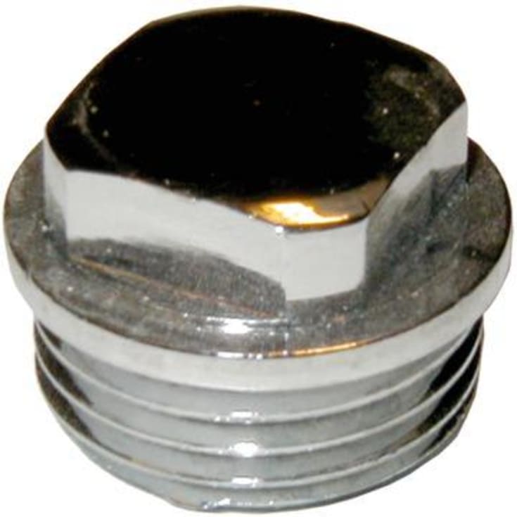 Messing plugg, krom, 3/4"