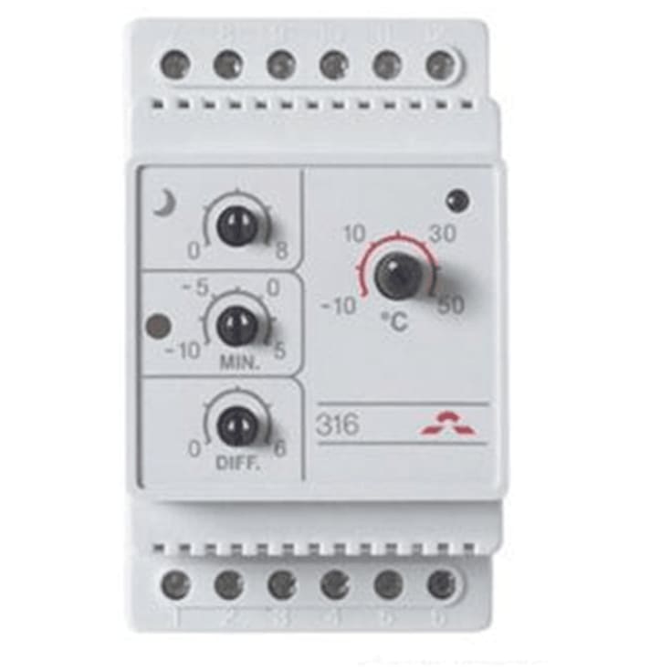 DEVIreg 316 Termostat uten føler, Hvit