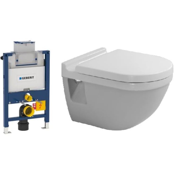 Duravit Starck 3 toalettpaket, vit