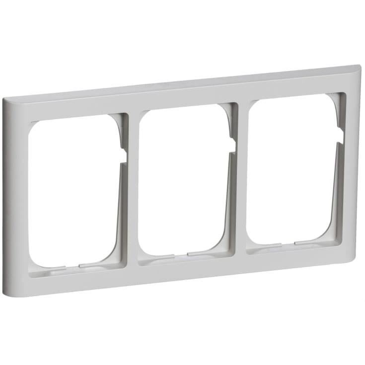 LK Fuga ramme Softline 63, 3x1,5 modul, lysegrå