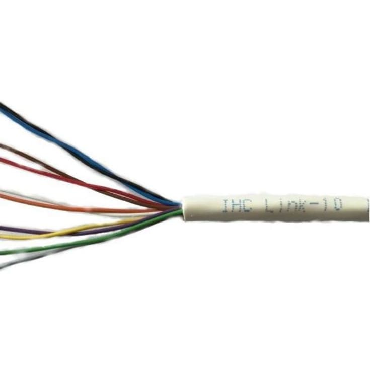 LK IHC Control Kabel Link-10 Nopovic, 5x2x0,6 mm, Hvid