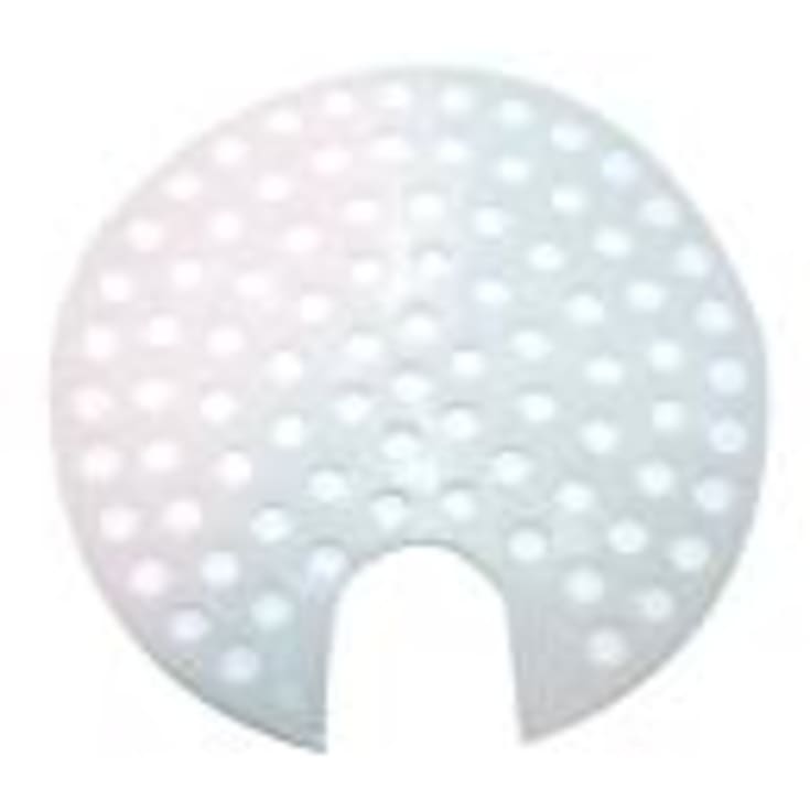 Nylon avløpsrist , Ø 155 mm, krom