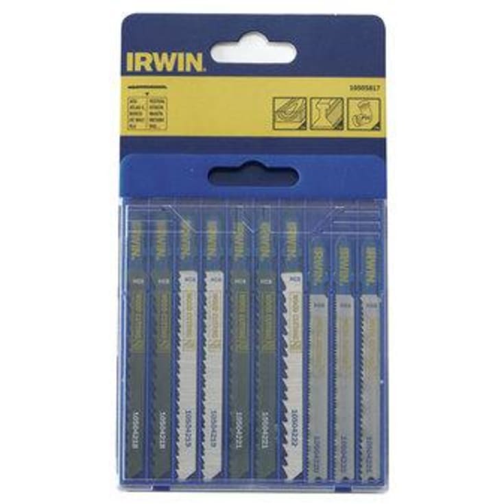 Irwin Assorterede Stikksagsblad 10 stk - til tre og metal