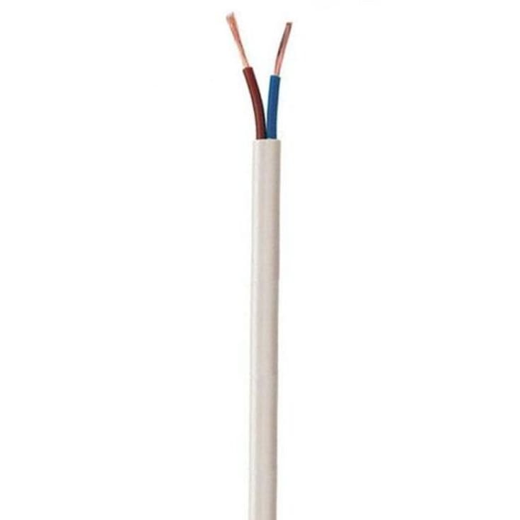 Flad plastledning PKLF 2x0,75 mm², Grå