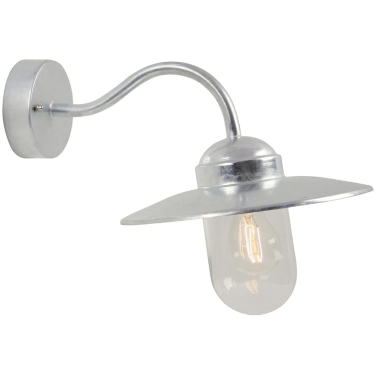Nordlux Luxembourg vägglampa utomhus, galvaniserat stål