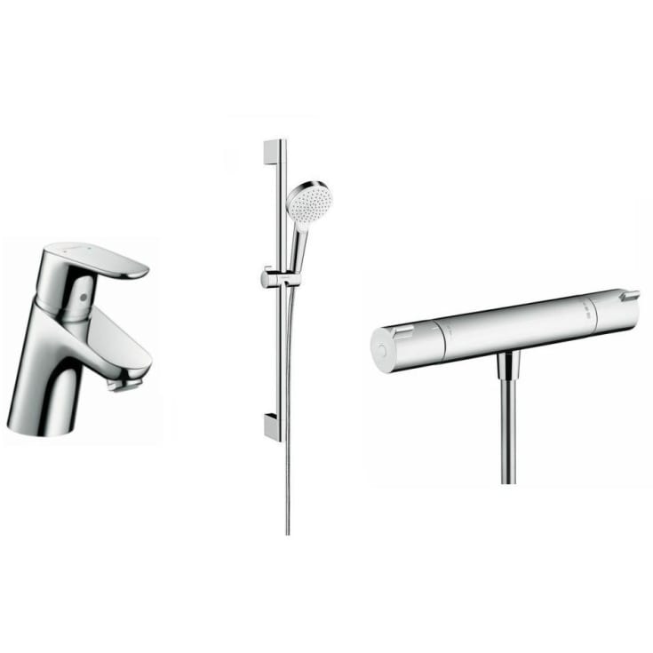 Hansgrohe 3-i-1 Basis armaturpakke