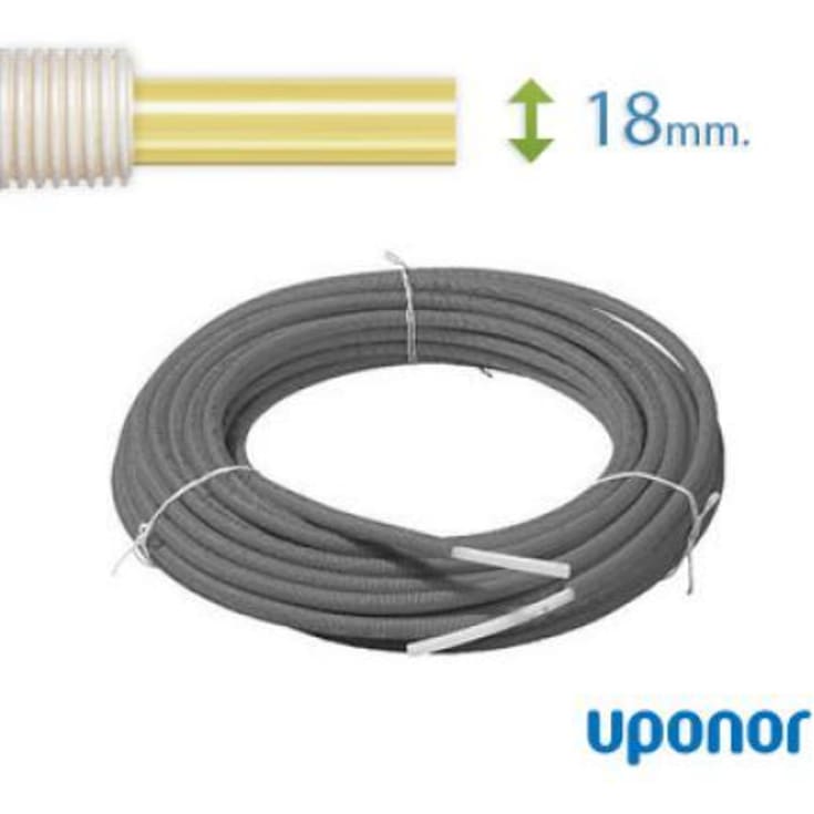 150 meter Uponor universal pex rör-i-rör til vatten och värme, 18 mm