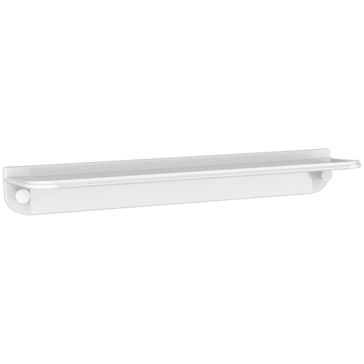 Hefe Glide hylle 46x15 cm, lysegrå