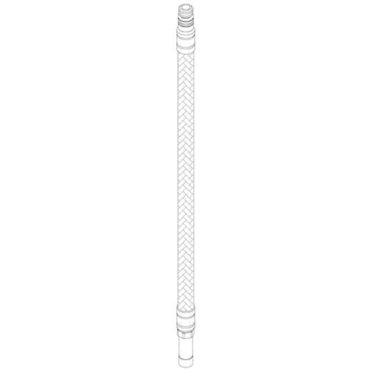 Damixa tilslutningsslange med 3/8" omløber