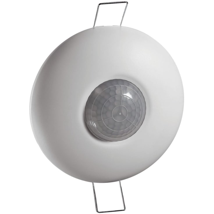 Servodan tilstedeværelsessensor Minilux PIR-Sensor 360° 24V Ø90 mm. i hvid
