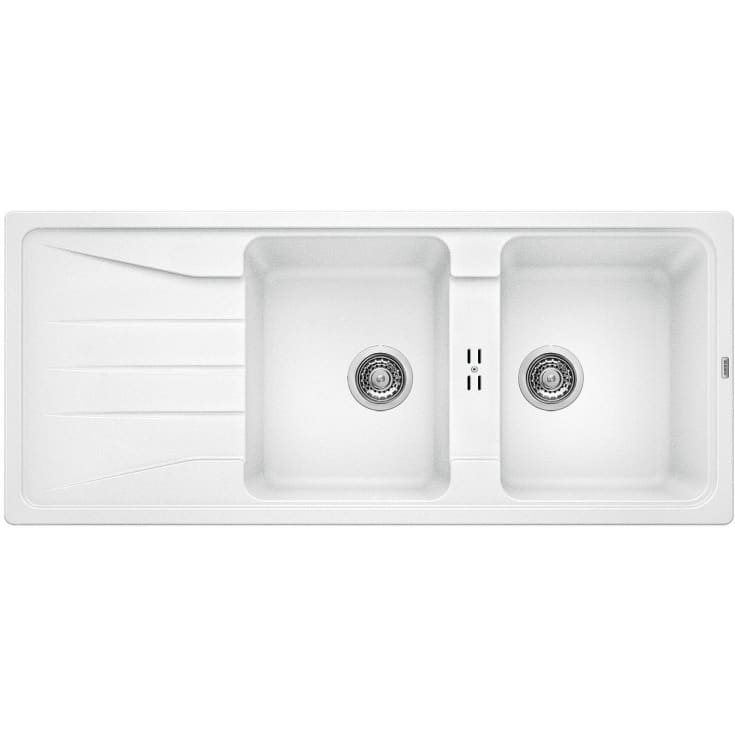 Blanco Sona 8 S UX diskbänk, 116x50 cm, vit